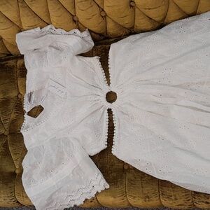 Petal & Pup White Eyelet Dress